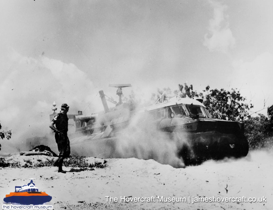 SRN6 with the military -  (credit: The <a href='http://www.hovercraft-museum.org/' target='_blank'>Hovercraft Museum Trust</a>).
